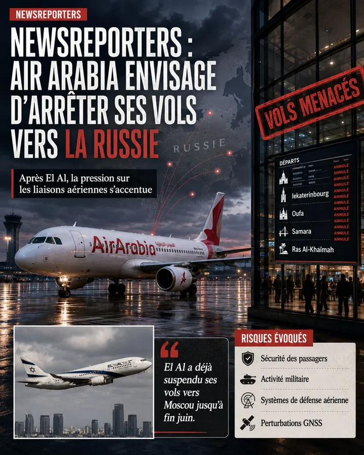 La Russie sur fond de risques aériens